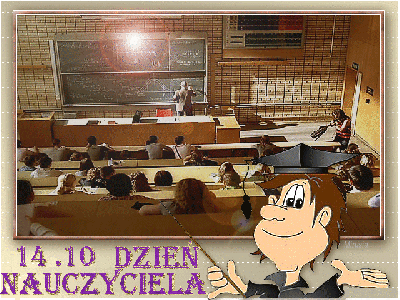 Studenci pamiętajcie 14 października dzień nauczyciela